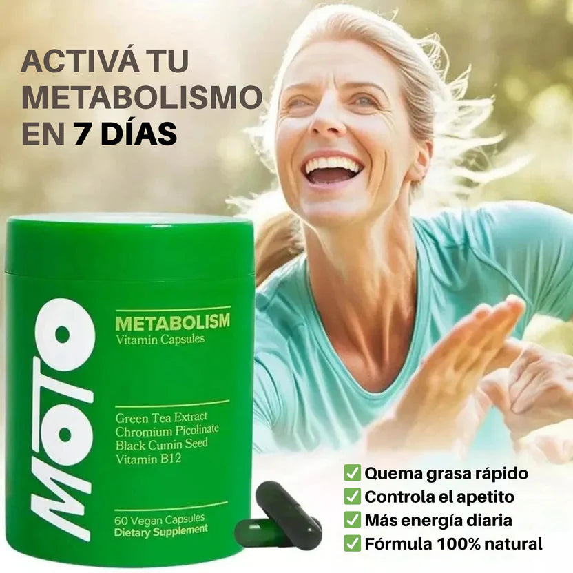 MOTO – Acelera tu Metabolismo y Quema Grasa de Forma Natural en Solo 7 Días